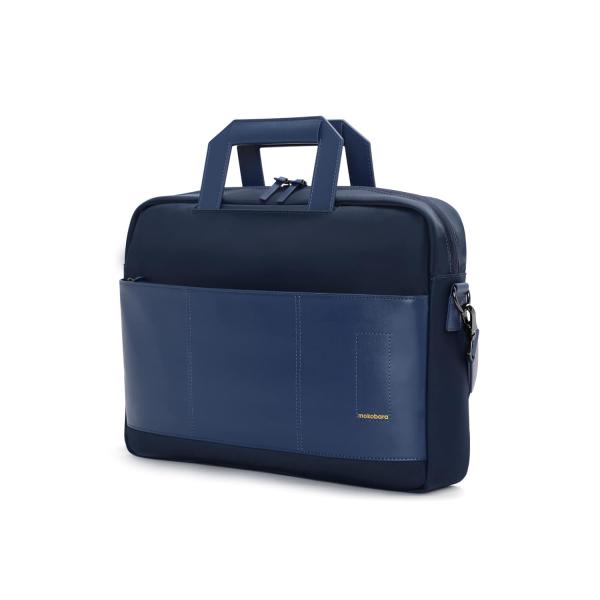 MOKOBARA The Briefcase With Adjustable Shoulder Strap Vegan Leather, Water Resistant, Fits upto 15.6" Laptops